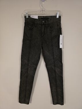Joe's Jeans Jeans The Icon Mid Rise Skinny Slim Tapered Ankle Jeans Washed Black